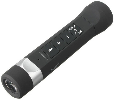 

orico Multifunction Mini Bluetooth Speaker LED Flashlight Bike Front Head Light Torch - black Torch(Black : Rechargeable)