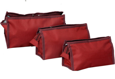 Kuber Industries Journey Travel Toiletry Kit(Red)