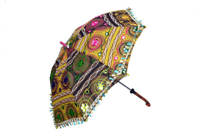 

Craft Trade Designer Jaipuri Parasol Umbrella(Multicolor)