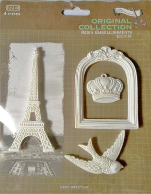 

craftsneed DIY Melamine Home Decor Figurine(Pack of 4)