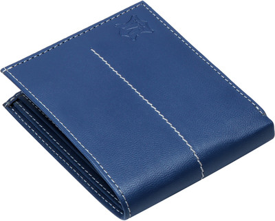 

mtuggar Men Blue Artificial Leather Wallet(4 Card Slots)