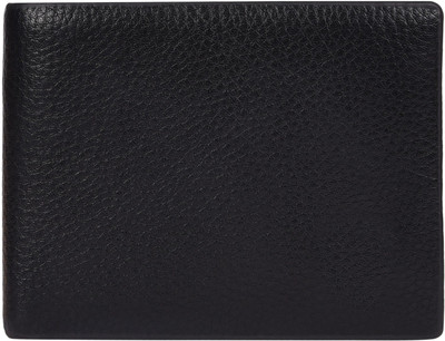 

PRINTZ Men Black Genuine Leather Wallet(7 Card Slots), Mgwd-ms460black