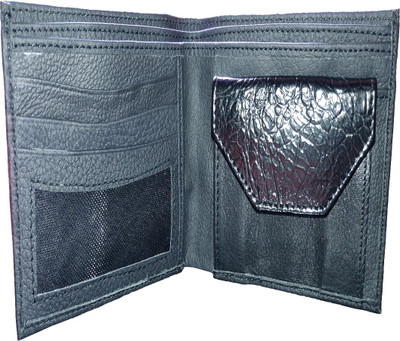 

V-Luma Men Black Genuine Leather Wallet(3 Card Slots)