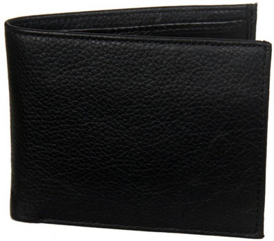 

Cruze Men Black Genuine Leather Wallet(10 Card Slots)