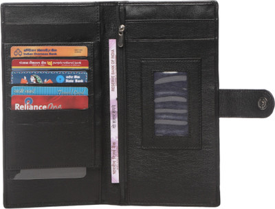 

Rapidcostore Men Black Artificial Leather Document Holder(6 Card Slots)