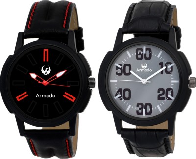 Armado AR-1517 Combo Of 2 Elegant Analog Watch  - For Men   Watches  (Armado)