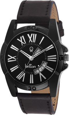 Britton BR-GR182-BLK-BLK Analog Watch  - For Men   Watches  (Britton)