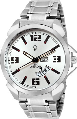 Britton BR-GR181-WHT-CH Analog Watch  - For Men   Watches  (Britton)