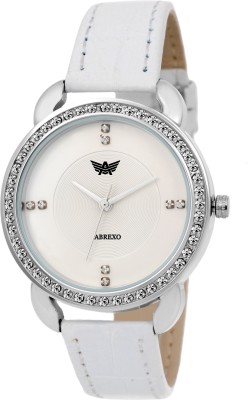 Abrexo Abx-5012-WHT Studded Series Watch  - For Women   Watches  (Abrexo)
