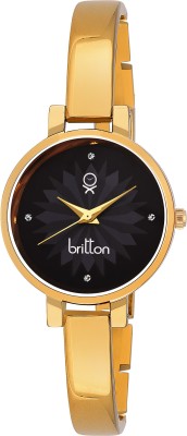 Britton BR-LR081-BLK-GLD Analog Watch  - For Women   Watches  (Britton)