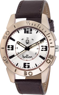 Britton BR-GR179-WHT-BRW Watch  - For Men   Watches  (Britton)