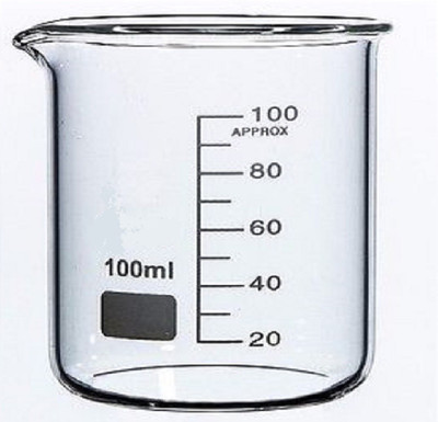 BFC 100 ml Low Form Beaker(Pack of 5)