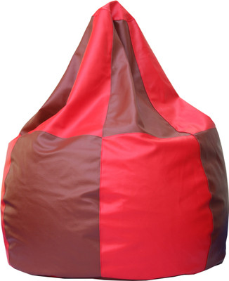 Beanskart XL Bean Bag Cover (Without Beans)(Multicolor)
