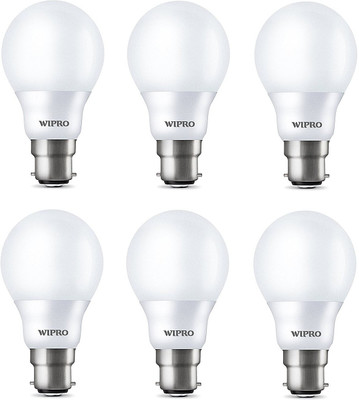 

Wipro 7 W Standard B22 LED Bulb(Yellow, Pack of 6)
