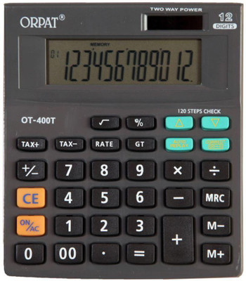 

Orpat Orpat:OT-400T.BASIC Basic Calculator(12 Digit), Black