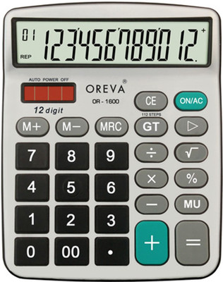 OREVA OR:1600C:Basic Basic  Calculator(12 Digit)