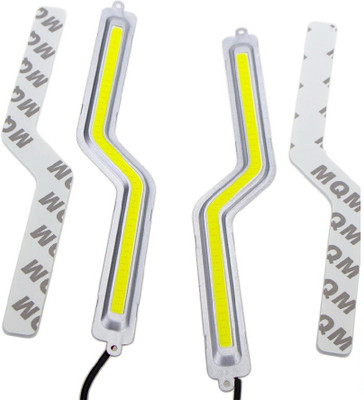 

Bikers World Car White Z Shape Daytime Running Lights Car Fancy Lights(White)