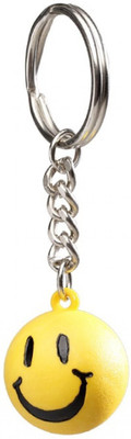 

Inands Smiley Keychain Key Chain(Yellow)