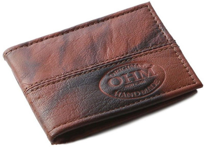 

OHM NEWYORK card cases 6 Card Holder(Set of 1, Brown)