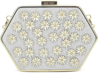 

Nine West Casual Gold, Silver Clutch