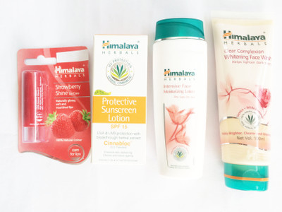 

Himalaya STRAWBERRY SHIN LIP BALM, SUN LOTION,FACE LOTION,FACE WASH(Set of)