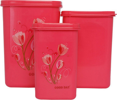 

Magic's Max Container - 3000 L Plastic Grocery Container(Pack of 3, Pink)
