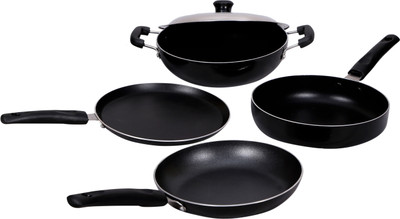 

KG Star NONSTICK COOKWARE COMBO Cookware Set(Aluminium, 1 - Piece), Black