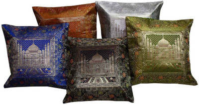 

Halowishes Floral Cushions Cover(Pack of 5, 40 cm*40 cm, Multicolor)