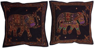

Shilpbazaar Printed Cushions Cover(Pack of 2, 40 cm*40 cm, Multicolor)