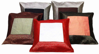 

Halowishes Plain Cushions Cover(Pack of 5, 40 cm*40 cm, Multicolor)