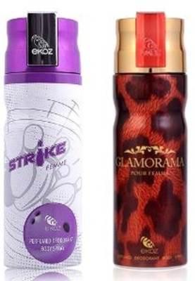 

EKOZ EKOZ Deodorant Spray - For Women(200 ml, Pack of 2)