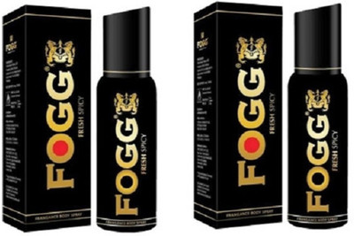 

Fogg Black Collection Fresh Spicy Deodorant For Men (Pack of 2) Deodorant Spray - For Men(120 ml, Pack of 2)
