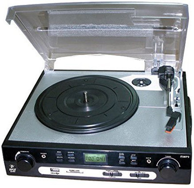 

Pyle PLTTB9U USB Turntable with direct-to-digital USB/SD Card Encoder and Built-in AM/FM Radio Conversion FM Radio(Black)