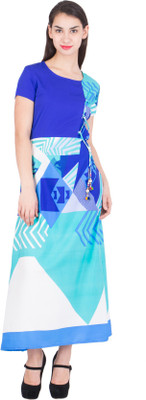 

Trueway Flared Gown(Multicolor