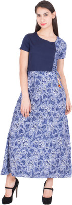 

Trueway Flared Gown(Multicolor