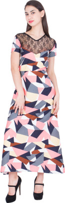 

Trueway Flared Gown(Multicolor