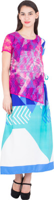 

Trueway Flared Gown(Multicolor