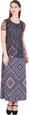 

Trueway Flared Gown(Multicolor