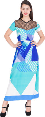 

Trueway Flared Gown(Multicolor