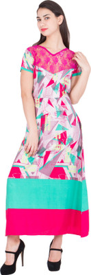 

Trueway Flared Gown(Multicolor