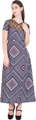 

Trueway Flared Gown(Multicolor