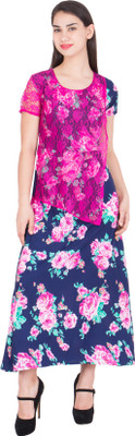 

Trueway Flared Gown(Multicolor