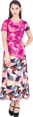

Trueway Flared Gown(Multicolor