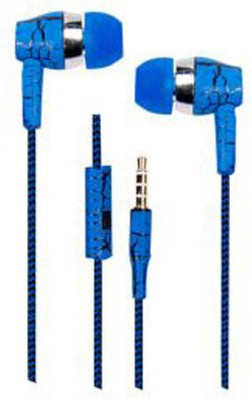 

Reliable Super Sound Wired Headset With Mic Headphone(Blue, In the Ear)