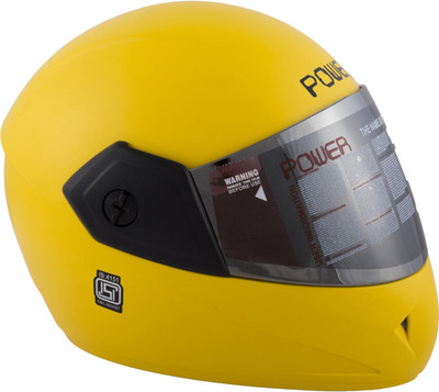 

Autofy Power with Mirror Finish Visor Motorbike Helmet(Bright Yellow