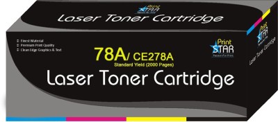 PrintStar 78A Black Toner Cartridge / CE278A HP 78A Black Toner Compatible / For HP LaserJet P1560, P1566, P1606, M1536DN Black Ink Toner