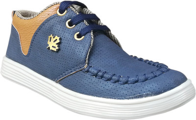 

Cutie & Brat Boys Lace Sneakers(Dark Blue, Navy blue
