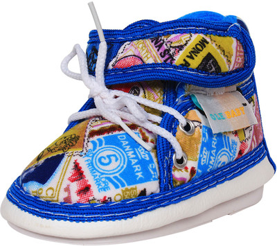 

Ole Baby Boys & Girls Velcro Casual Boots(Blue