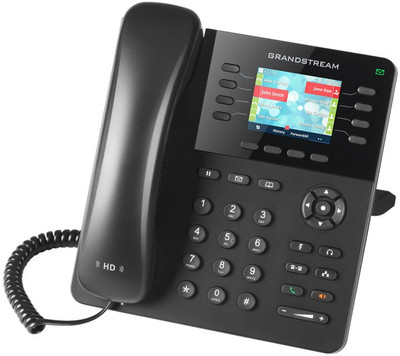 

GRANDSTREAM GXP2135 Corded Landline Phone(Black)
