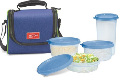 

Milton Full Meal combine 3 Containers Lunch Box(750 ml), Red